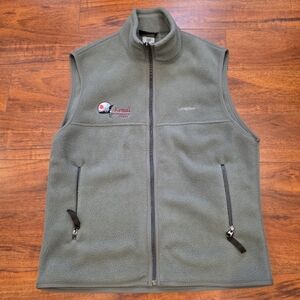 Patagonia Men's Fleece Vest Size M Kenai Backcountry Lodge Logo
